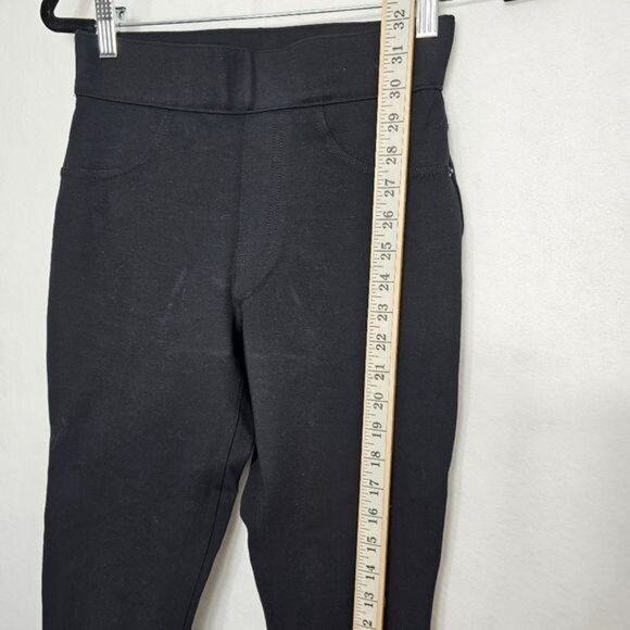 SPANX Black High Waisted Cropped Capri Fitted Shapewear Leggings Small Petite - Picture 6 of 11